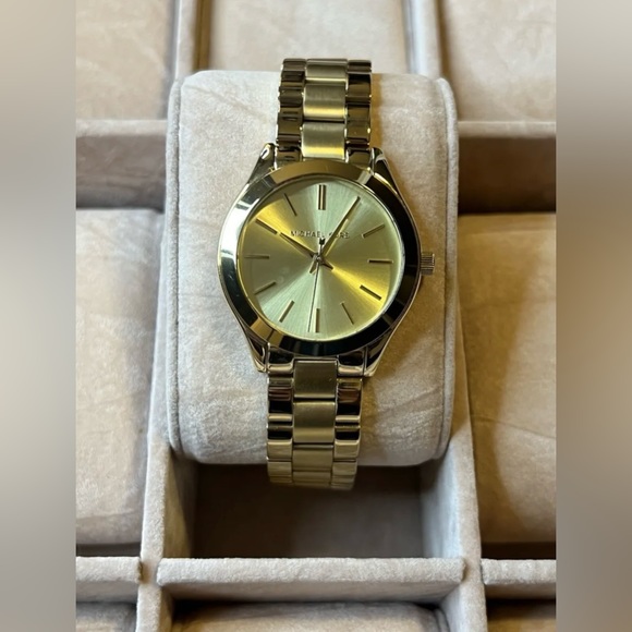 Michael Kors Mini Slim Runway watch MK3512 34mm - Picture 1 of 4